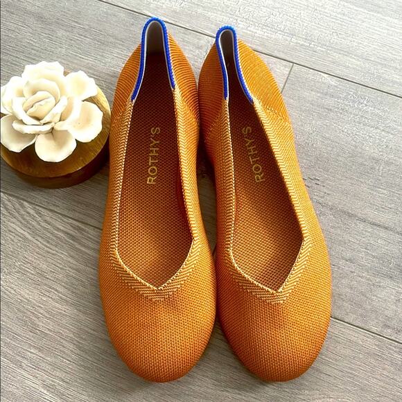 Rothy's  round toe amber size 8.5 woman's flat Flats - Picture 1 of 8
